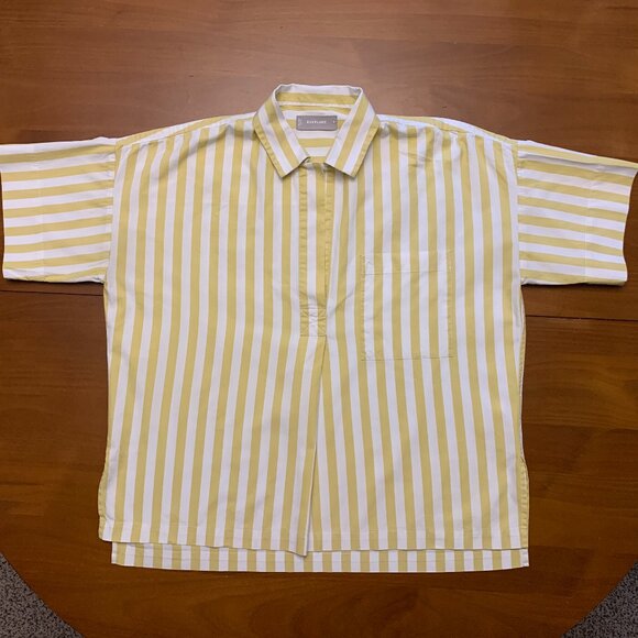 Oversized cropped Everlane popover - Picture 2 of 9